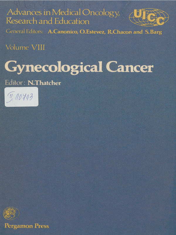 Advances in medical oncology, research and education : Proceedings of the 12th international cancer congress, Buenos Aires, 1978