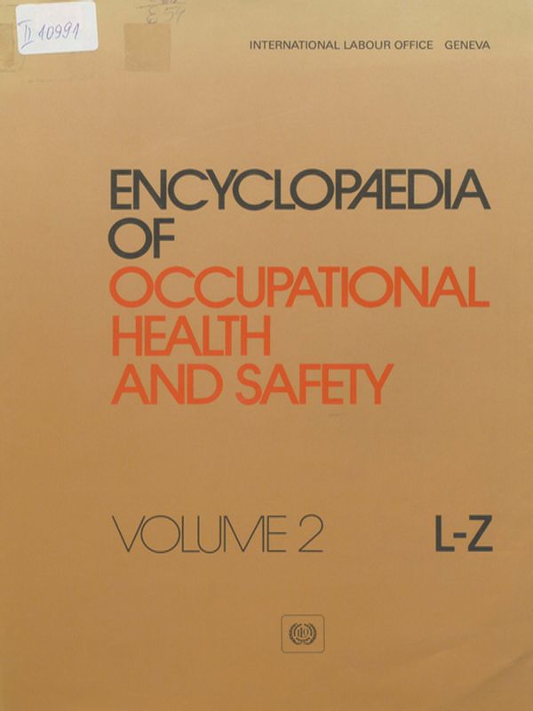 Encyclopedia of occupational health and safety