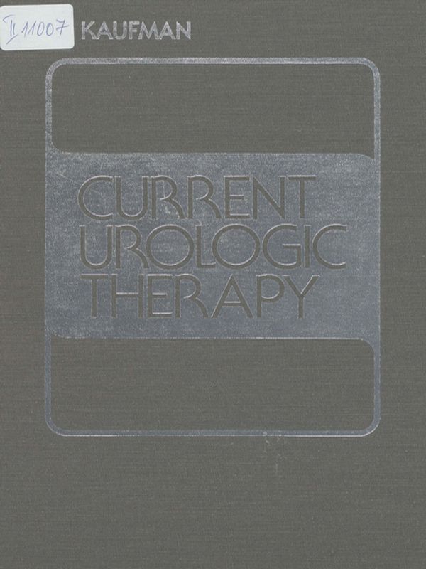 Current urologic therapy