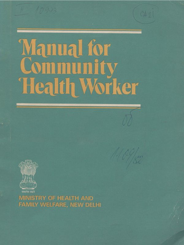 Manual for community health worker