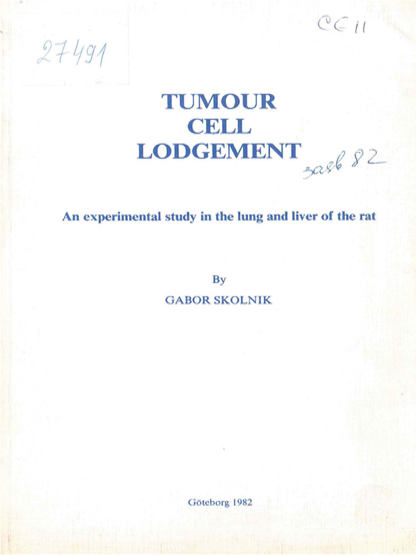 Tumour cell lodgement