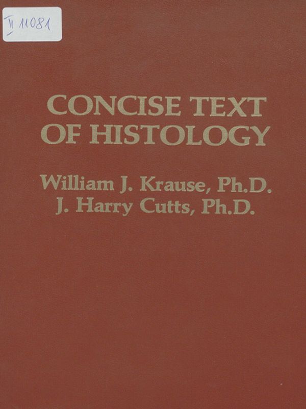 Concise text of histology