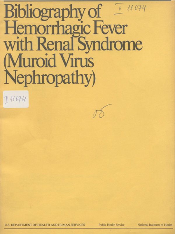 Bibliography of hemorrhagic fever with renal syndrome
