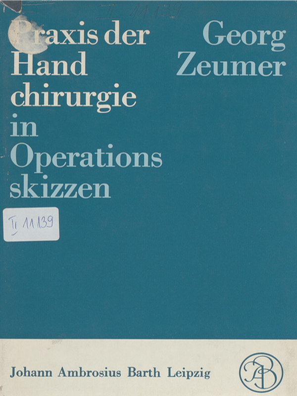 Praxis der Handchirurgie in Operationsskizzen