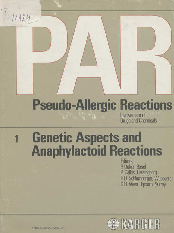 PAR pseudo-allergic reactions