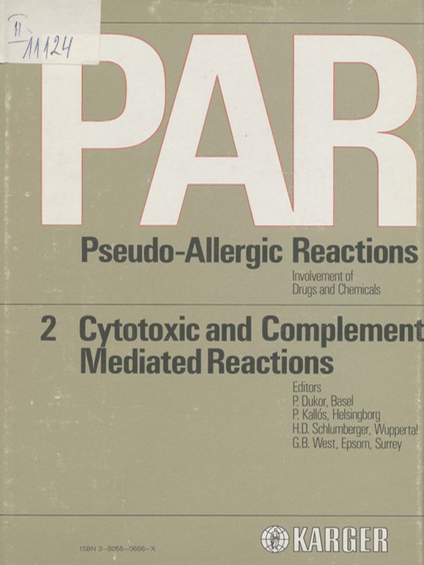 PAR pseudo-allergic reactions