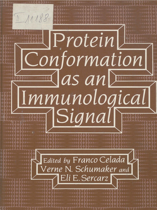 Protein conformation as an immunological signal