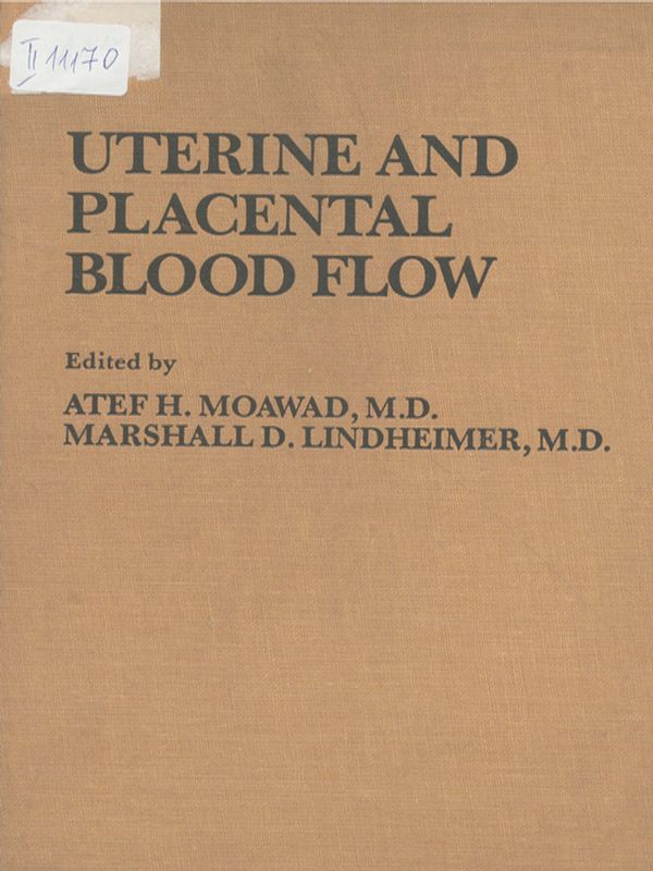 Uterine and placental blood flow