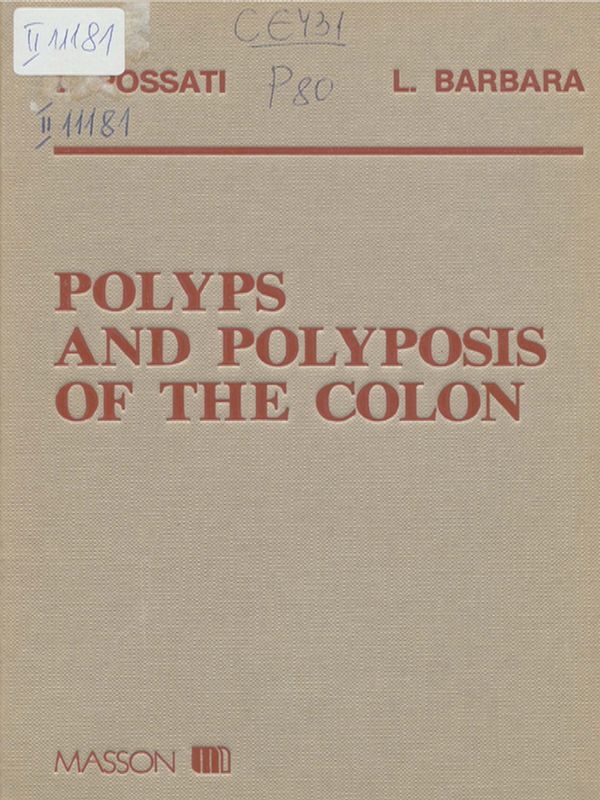 Polyps and polyposis of the colon