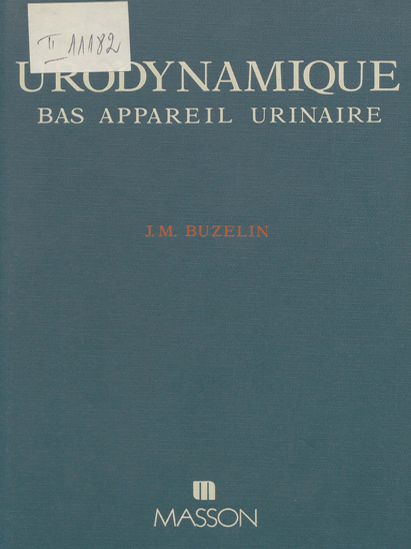 Urodynamique bas appareil urinaire
