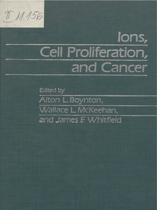 Ions, cell proliferation, and cancer