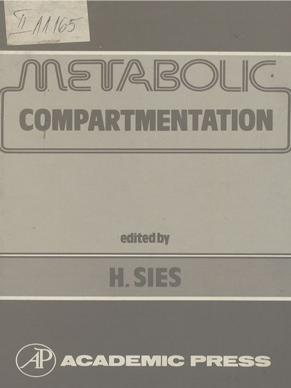 Metabolic compartmentation