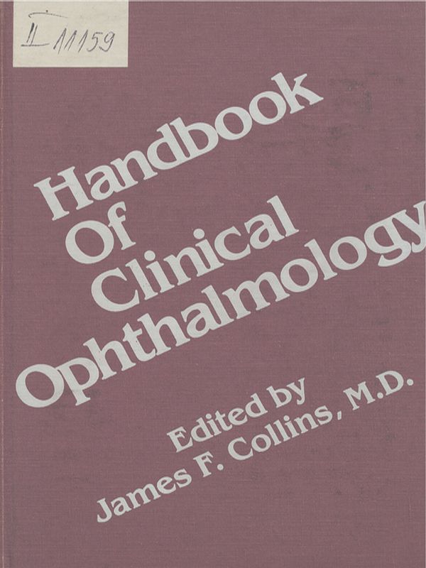 Handbook of clinical ophthalmology