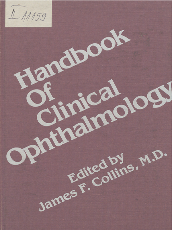 Handbook of clinical ophthalmology