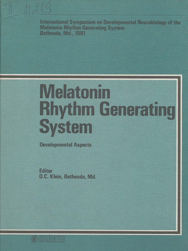 Melatonin rhythm generating system