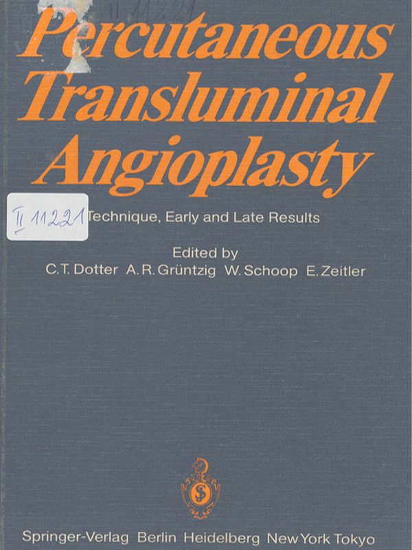 Percutaneous transluminal angioplasty