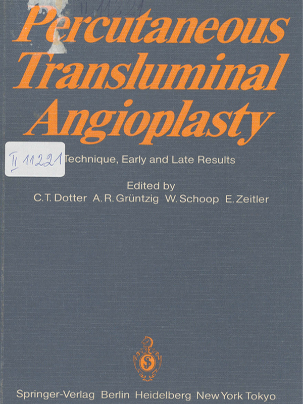 Percutaneous transluminal angioplasty
