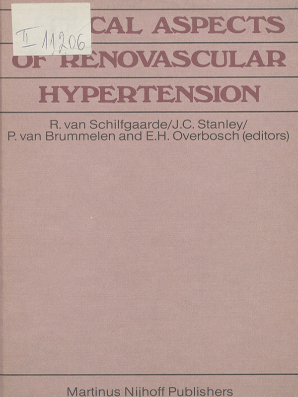 Clinical aspects of renovascular hypertension