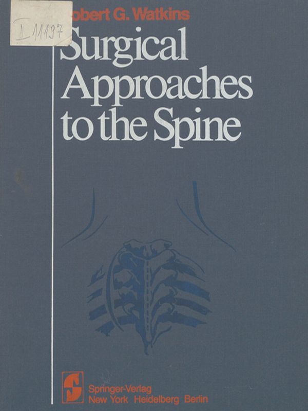 Surgical approaches to the spine