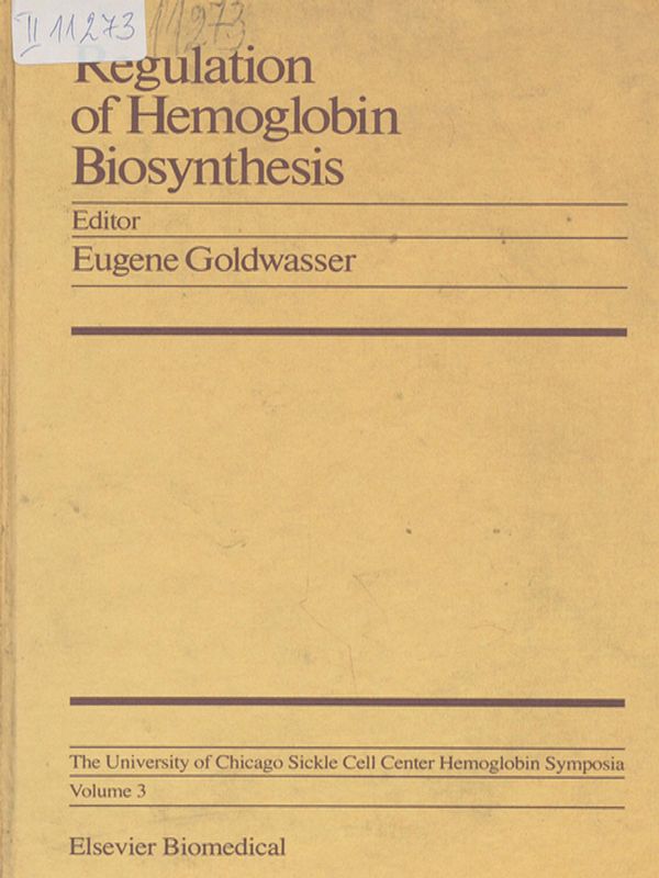Regulation of hemoglobin biosynthesis