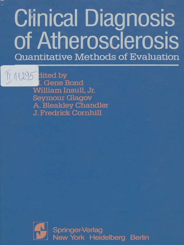 Clinical diagnosis of atherosclerosis