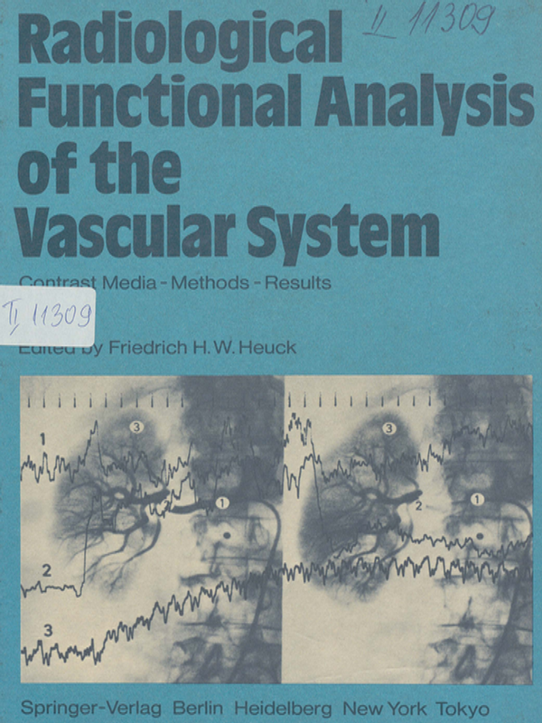 Radiological functional analysis of the vascular system