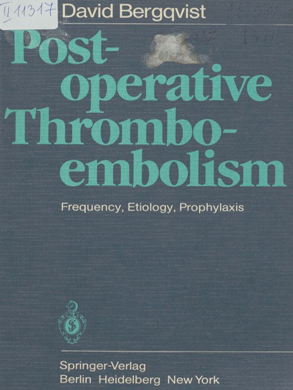 Postoperative thromboembolism