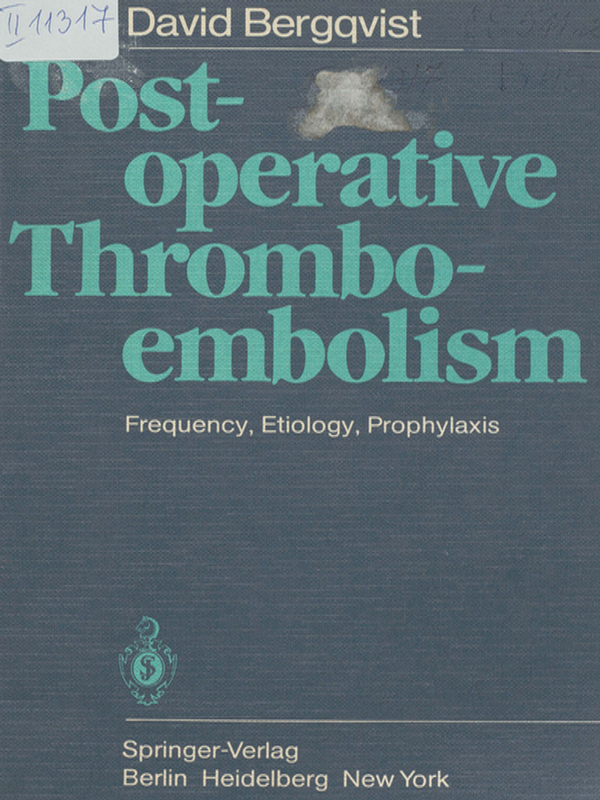 Postoperative thromboembolism