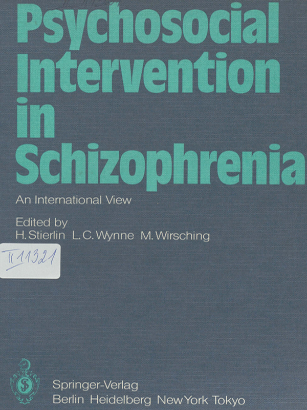Psychosocial intervention in schizophrenia