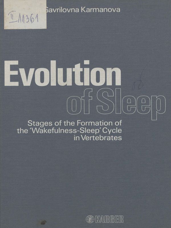 Evolution of sleep