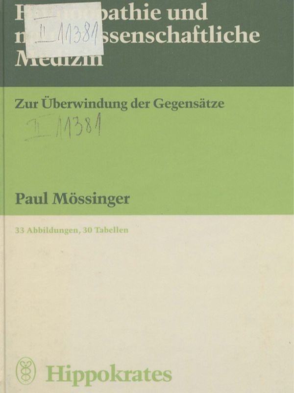 Homoopathie und naturwissenschaftliche Medizin