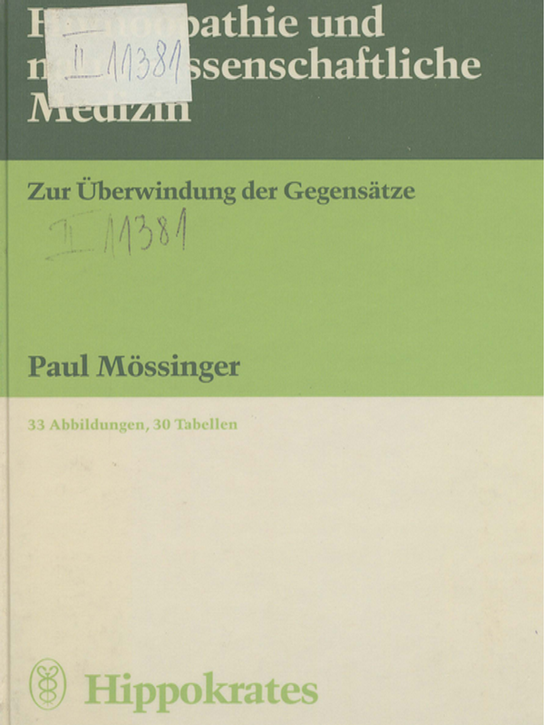 Homoopathie und naturwissenschaftliche Medizin