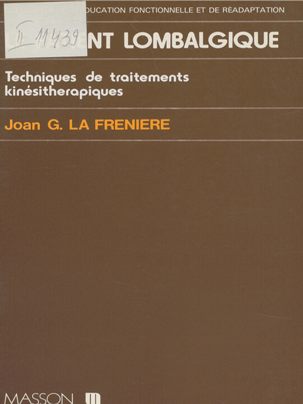 Le patient lombalgique