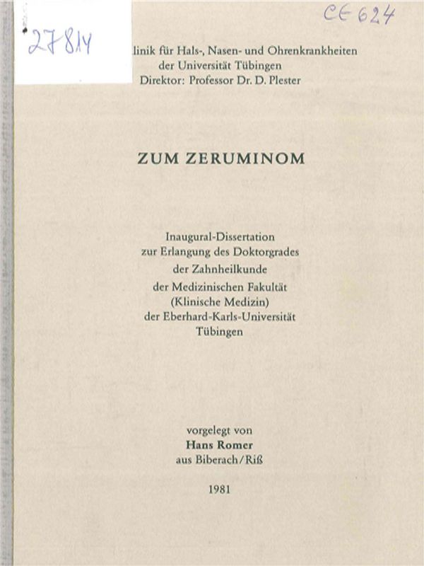 Zum Zeruminom
