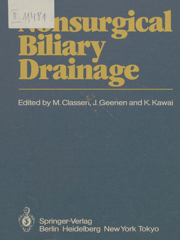 Nonsurgical biliary drainage