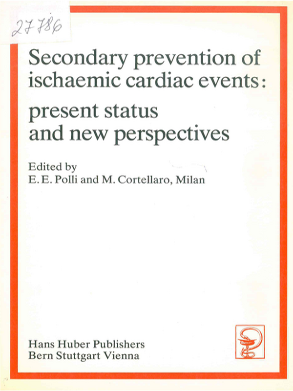 Secondary prevention of ischaemic cardiac events