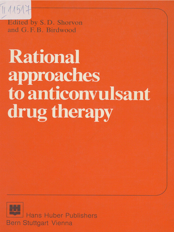 Rational approaches to anticonvulsant drug therapy