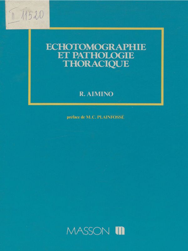 Echotomographie et pathologie thoracique