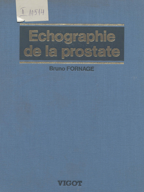 Echographie de la prostate
