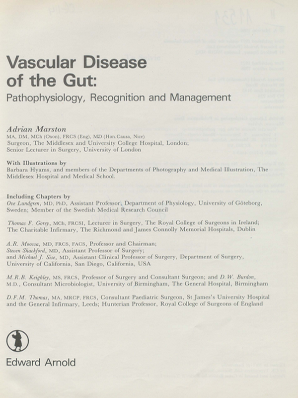 Vascular disease of the gut: pathophysiology, recognition and management