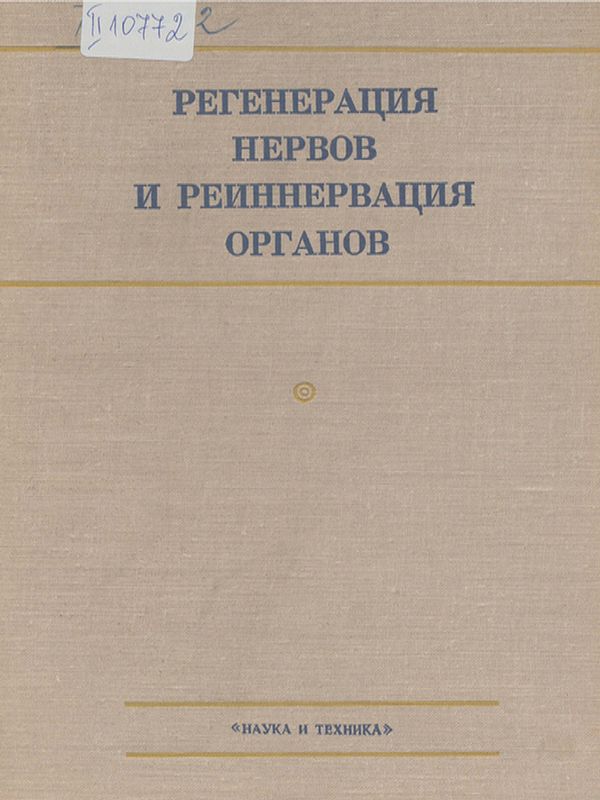 Регенерация нервов и реиннервация органов