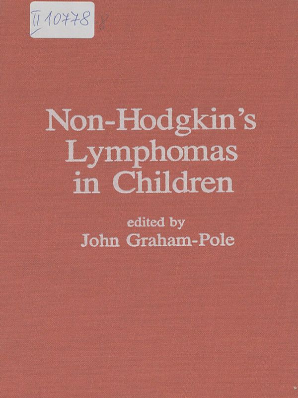 Non-Hodgkin's lymphomas in children