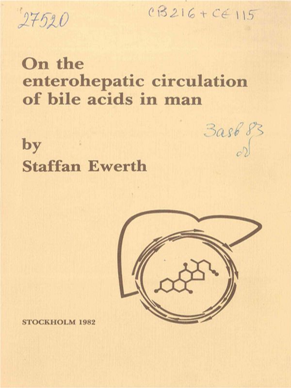 On the enterohepatic circulation of bile acids in man