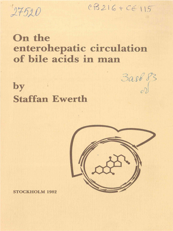 On the enterohepatic circulation of bile acids in man