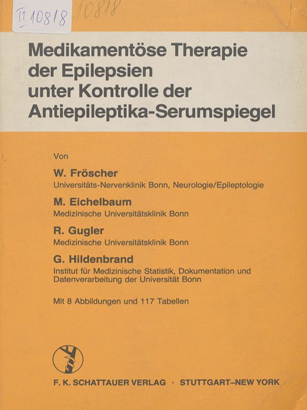 Medikamentose Therapie der Epilepsien unter Kontrolle der Antiepileptika-Serumspiegel