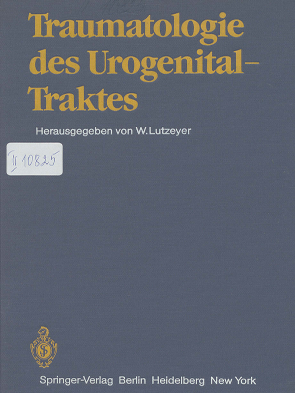 Traumatologie des Urogenitaltraktes
