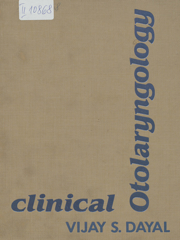 Clinical otolaryngology