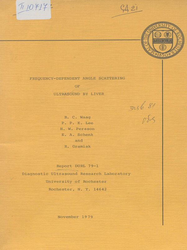 Frequency-dependent angle scattering of ultrasound by liver