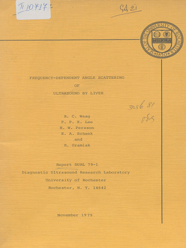 Frequency-dependent angle scattering of ultrasound by liver