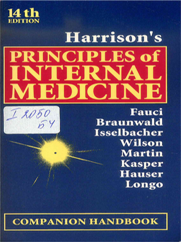 Harrison`s principles of internal medicine